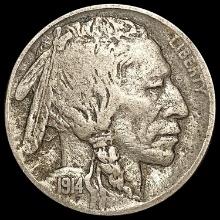 1914-D Buffalo Nickel LIGHTLY CIRCULATED