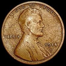 1914-D Wheat Cent NICELY CIRCULATED