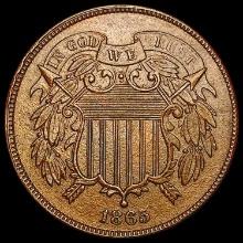 1865 Two Cent Piece UNCIRCULATED