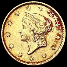 1853 Rare Gold Dollar CLOSELY UNCIRCULATED