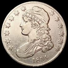 1834 Capped Bust Half Dollar NEARLY UNCIRCULATED