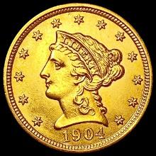 1904 $2.5 Gold Quarter Eagle UNCIRCULATED