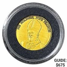 2015 Pope Francis I 1/10oz. Gold Medallion