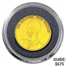 2015 Pope Francis I 1/10oz. Gold Medallion