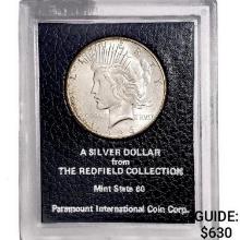 1926 Silver Peace Dollar   Redfield