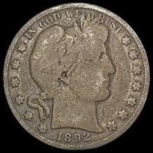 1892-O Barber Half Dollar NICELY CIRCULATED