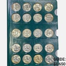 1948-1963 BU Franklin Half Dollar Album [36 Coins]