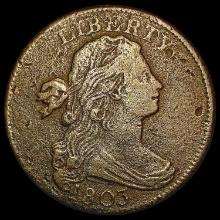1803 Sm Date Sm Frac Draped Bust Large Cent NICELY