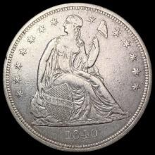 1840 Seated Liberty Dollar CLOSELY UNCIRCULATED