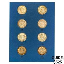 1937-1952 Canada 50c Album (18 Coins)
