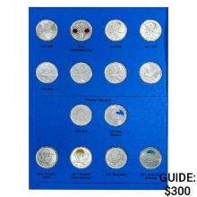 1968-2012 Canada 25c Album Lot (136 Coins)