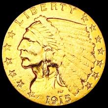 1915 $3 Gold Piece HIGH GRADE