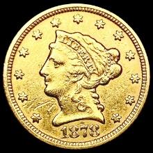 1878 $3 Gold Piece CLOSELY UNCIRCULATED