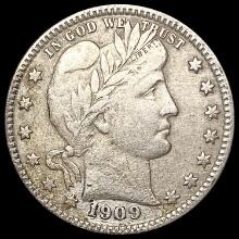1909-D Barber Quarter NEARLY UNCIRCULATED