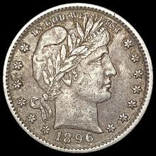 1896 Barber Quarter NEARLY UNCIRCULATED
