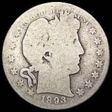 1893-S Barber Half Dollar NICELY CIRCULATED