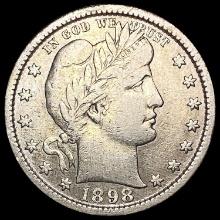 1898-S Barber Quarter NEARLY UNCIRCULATED