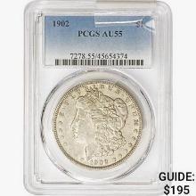 1902 Morgan Silver Dollar PCGS AU55
