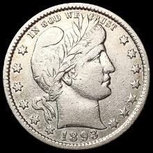 1893-O Barber Quarter NEARLY UNCIRCULATED