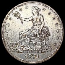 1874 Silver Trade Dollar LIGHTLY CIRCULATED