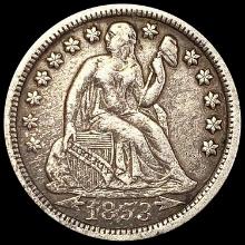 1853-O Arrows Seated Liberty Dime NEARLY UNCIRCULATED