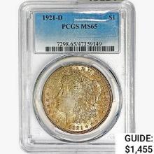 1921-D Morgan Silver Dollar PCGS