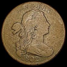 1802 Draped Bust Large Cent NICELY CIRCULATED