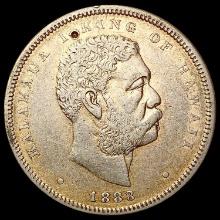 1883 Kingdom of Hawaii Half Dollar CLOSELY UNCIRCULATED
