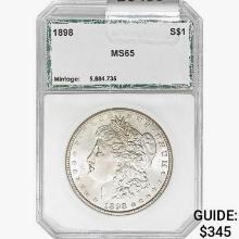1898 Morgan Silver Dollar PCI MS65