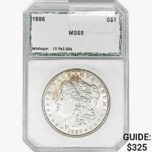 1886 Morgan Silver Dollar PCI MS65
