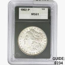 1902-P Morgan Silver Dollar   MS61