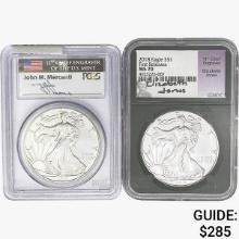 [2] 2011&2018 Silver Eagle NGC/PCGS MS70