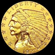 1927 $2.50 Gold Quarter Eagle CLOSELY UNCIRCULATED