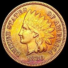 1880 Indian Head Cent CHOICE AU