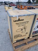 Landhonor Diesel Fuel Transfer Pump w/ 49' Hose Reel