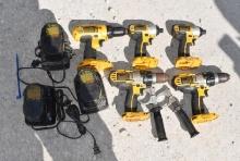 Lot of DeWalt Tools