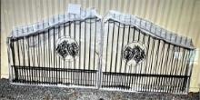 BRAND NEW 2024! 16'X80"T BI-PARTING GATES WITH HOR 202