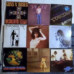 31 Vintage Rock and Roll Vinyl Record Albums