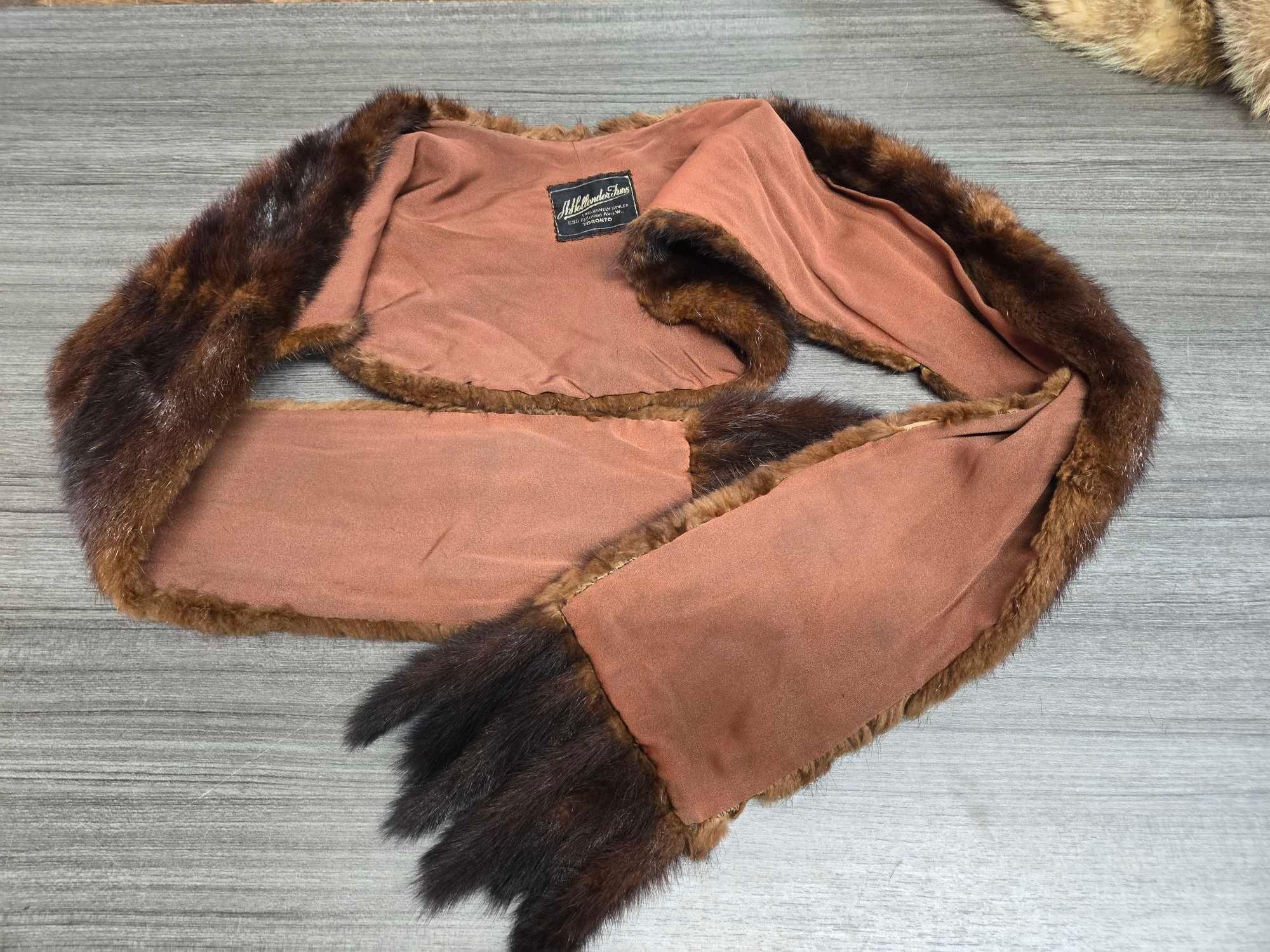 Vintage Fur Coat and Stole
