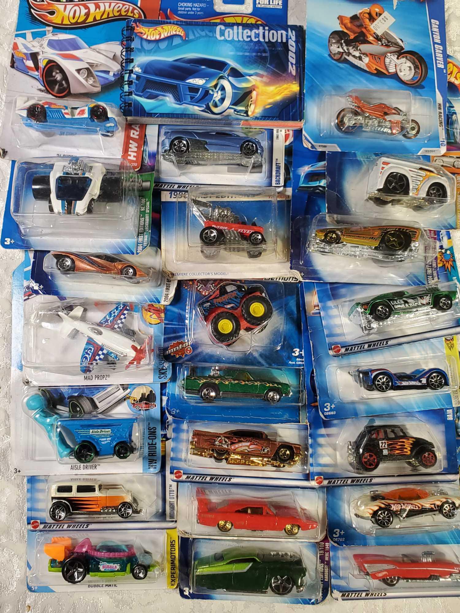 64 Hot Wheels 1/64 Scale Die Cast Cars In Original Bubble Packs