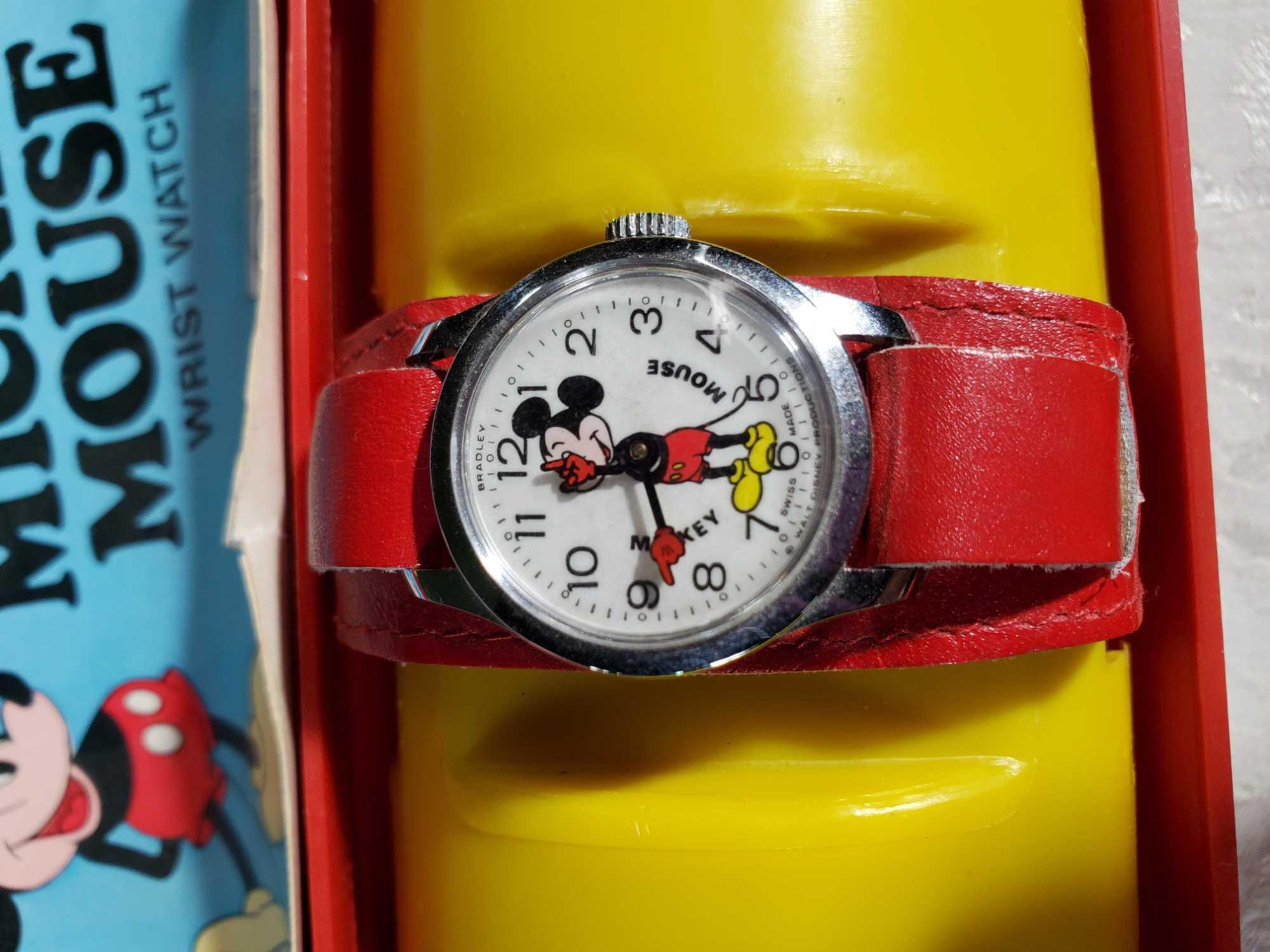 Walt Disney Mickey Mouse Watches (4), Marx Figures and More