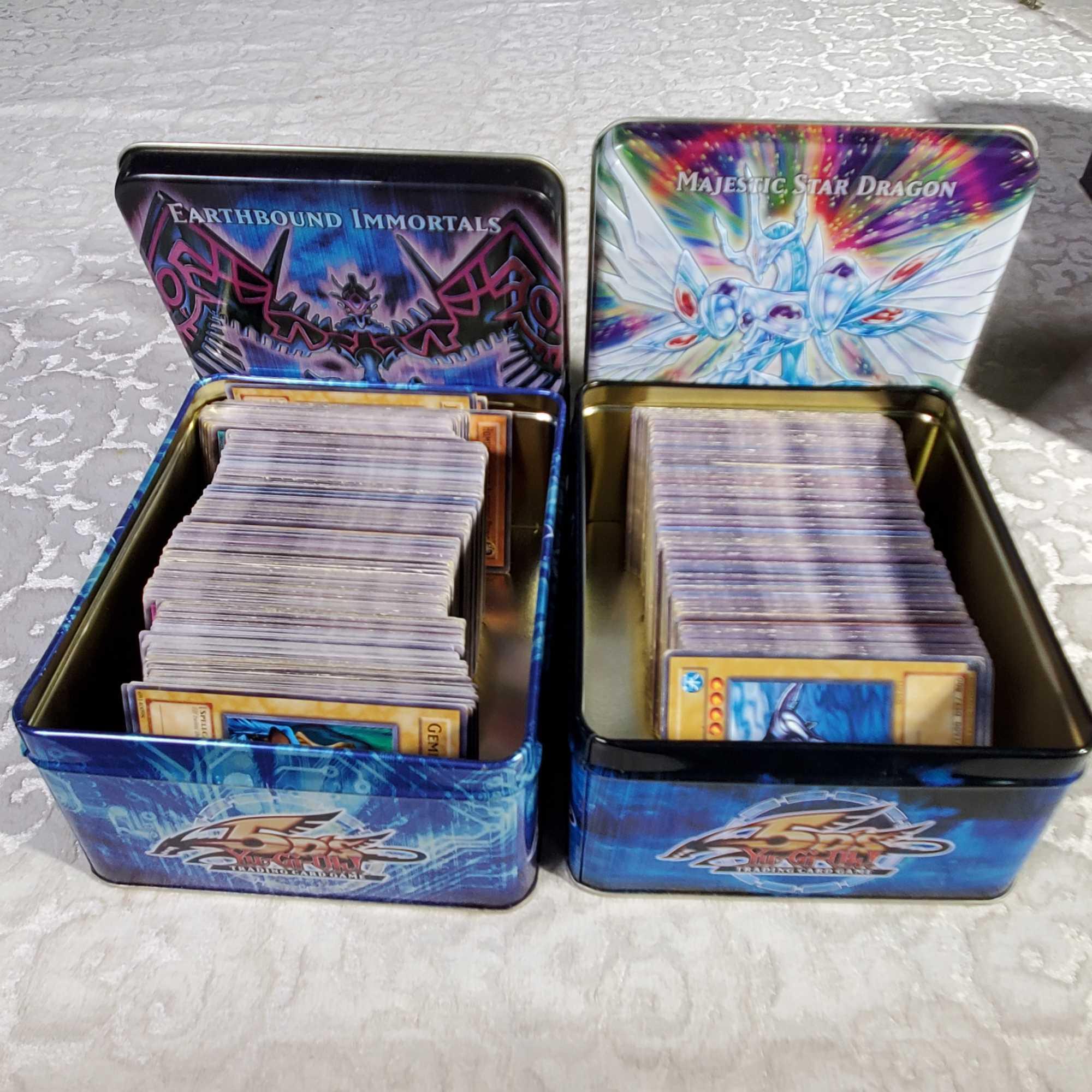 8 Yu-Gi-Oh! Collector Tins with Cards - 4 5DS and 4 Shonen Jump's - Series 2, 5 and 6, 2005-2009