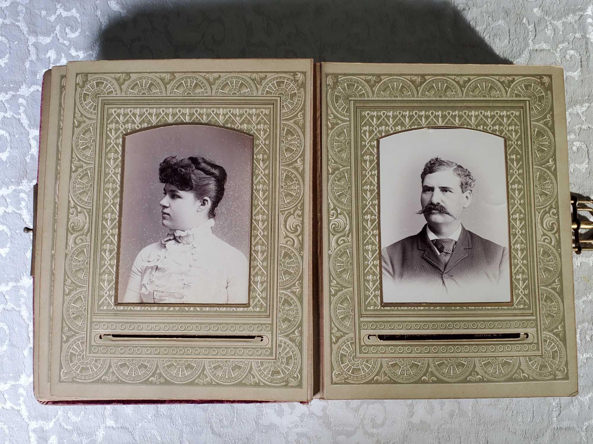 Lot Of Great Vintage Photos Cabinet Cards, Cartes des Visites, Victorian Album, And Tool Box