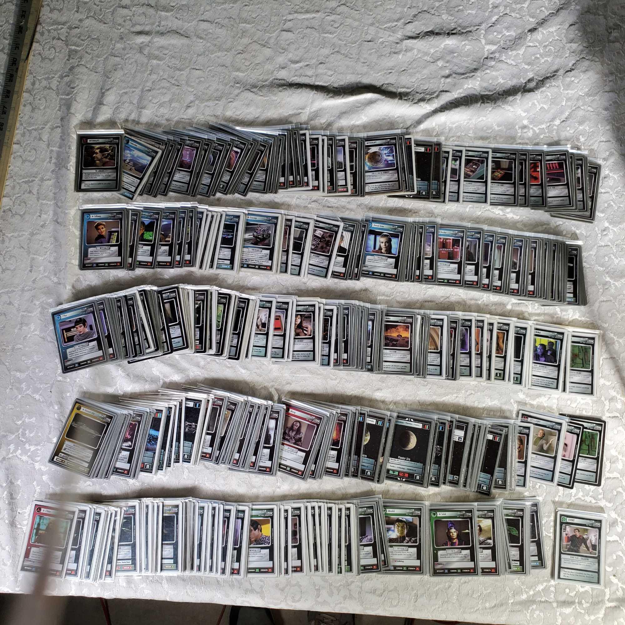 Star Wars The Next Generation Trading Cards in As Is Storage Box