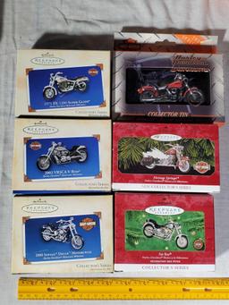 Harley Harley Harley Davidson Christmas Lot In Original Boxes