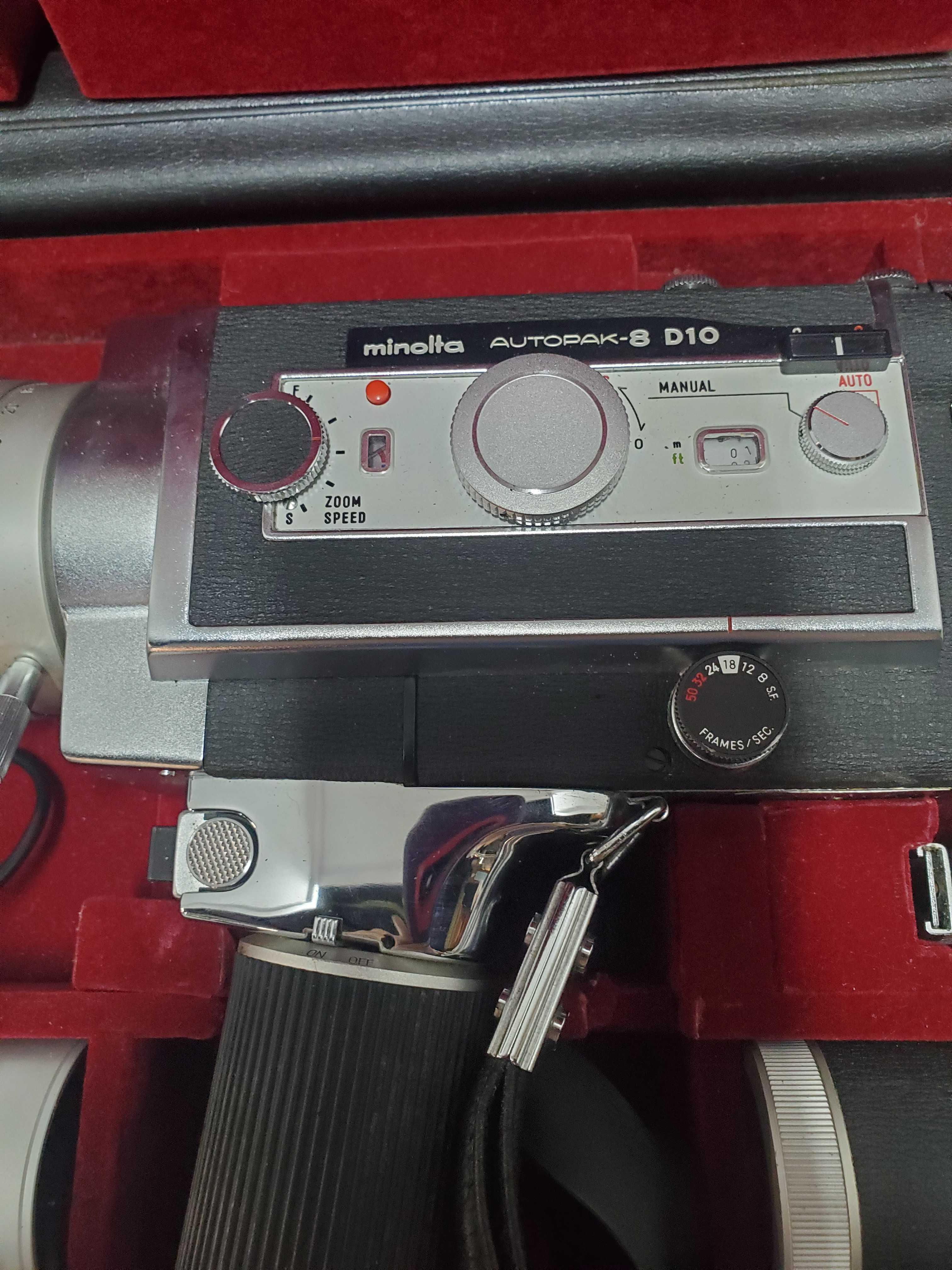 Used Minolta Autopak 8 D10 Super 8 Film Movie Camera With Case