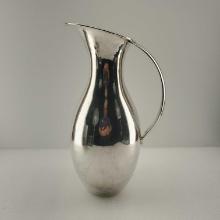 Sterling Silver Moderist Essential Design Pitcher Signed CLS, Eagle 1 Mark Mexico