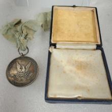 France Freemason Lodge Issue, Royal Louis XVIII. 1814-1824. AR Medal Very Rare Masonic
