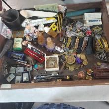 Large Tray Lot Of Collectibles