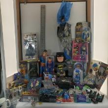 Batman, Robin, Superman Action Figures And Accessories